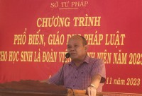 Hơn 200 học sinh là đoàn viên, thanh niên trường THPT Hòa Bình tham gia Chương trình phổ biến, giáo dục pháp luật