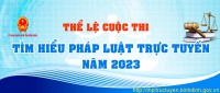 Thể lệ Cuộc thi Tìm hiểu pháp luật trực tuyến năm 2023 trên địa bàn tỉnh Bình Định