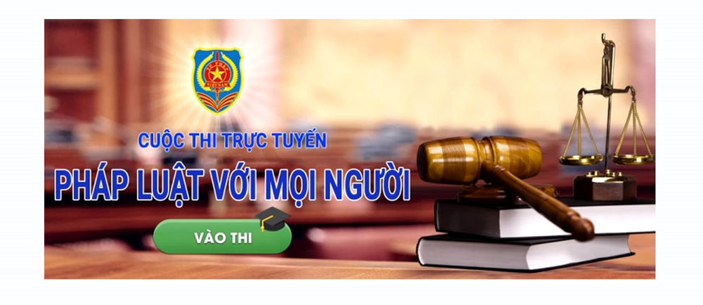 Hưởng ứng tham gia Cuộc thi Tìm hiểu pháp luật trực tuyến “Pháp luật với mọi người”