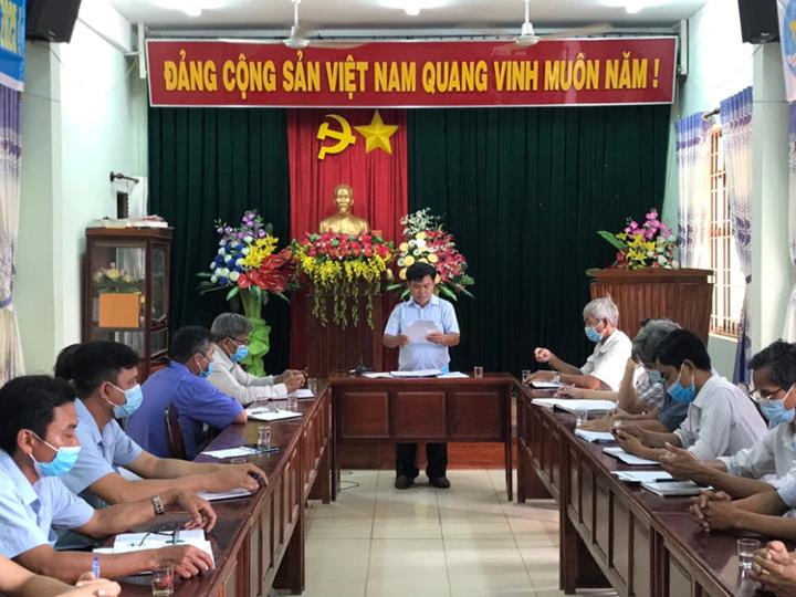 UBND xã Tây An họp Ban chỉ đạo phòng chống dịch Covid 19