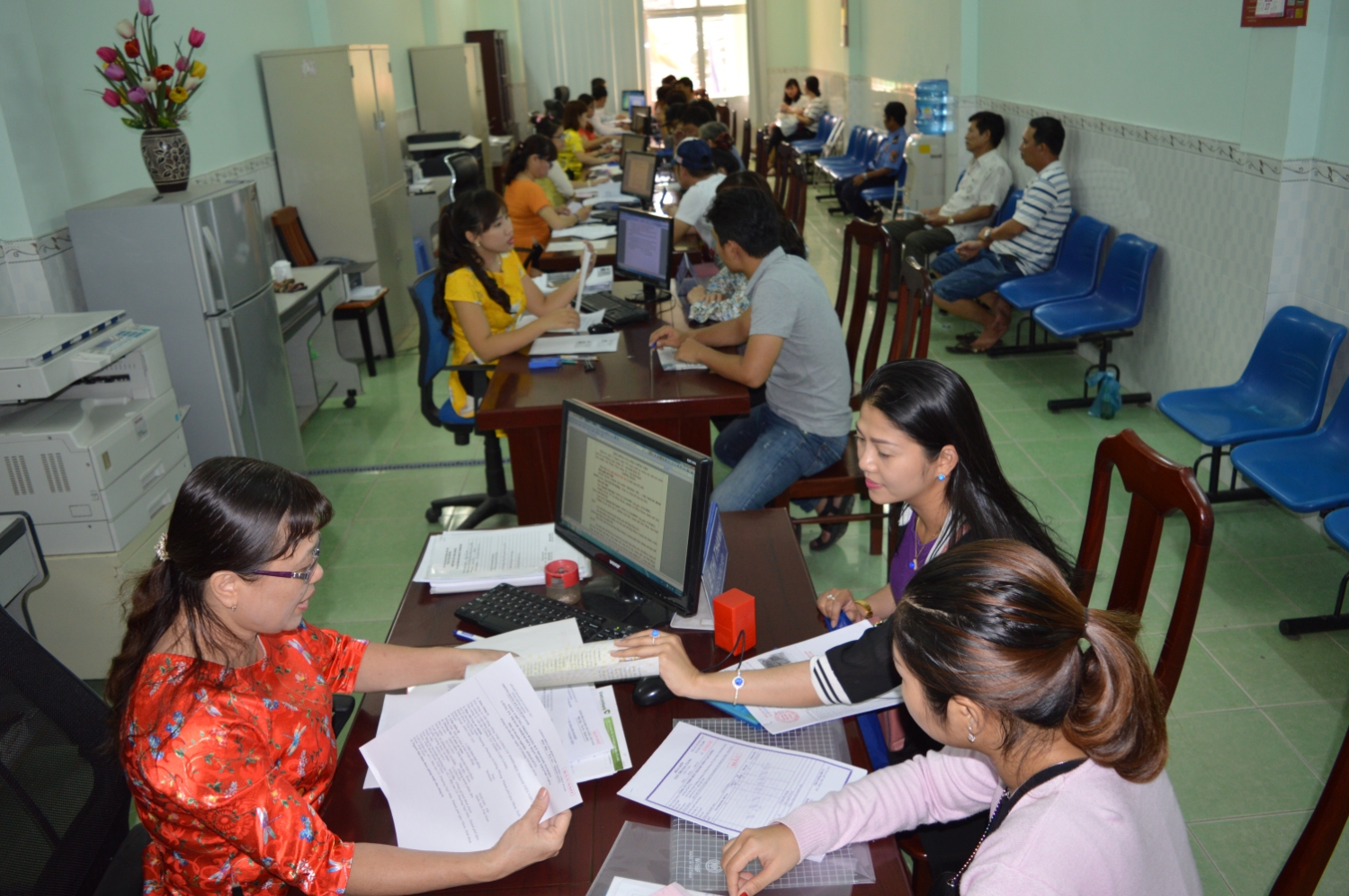 Ảnh minh họa chụp tại Phòng công chứng số 01 thuộc Sở Tư pháp (tháng 5/2018)