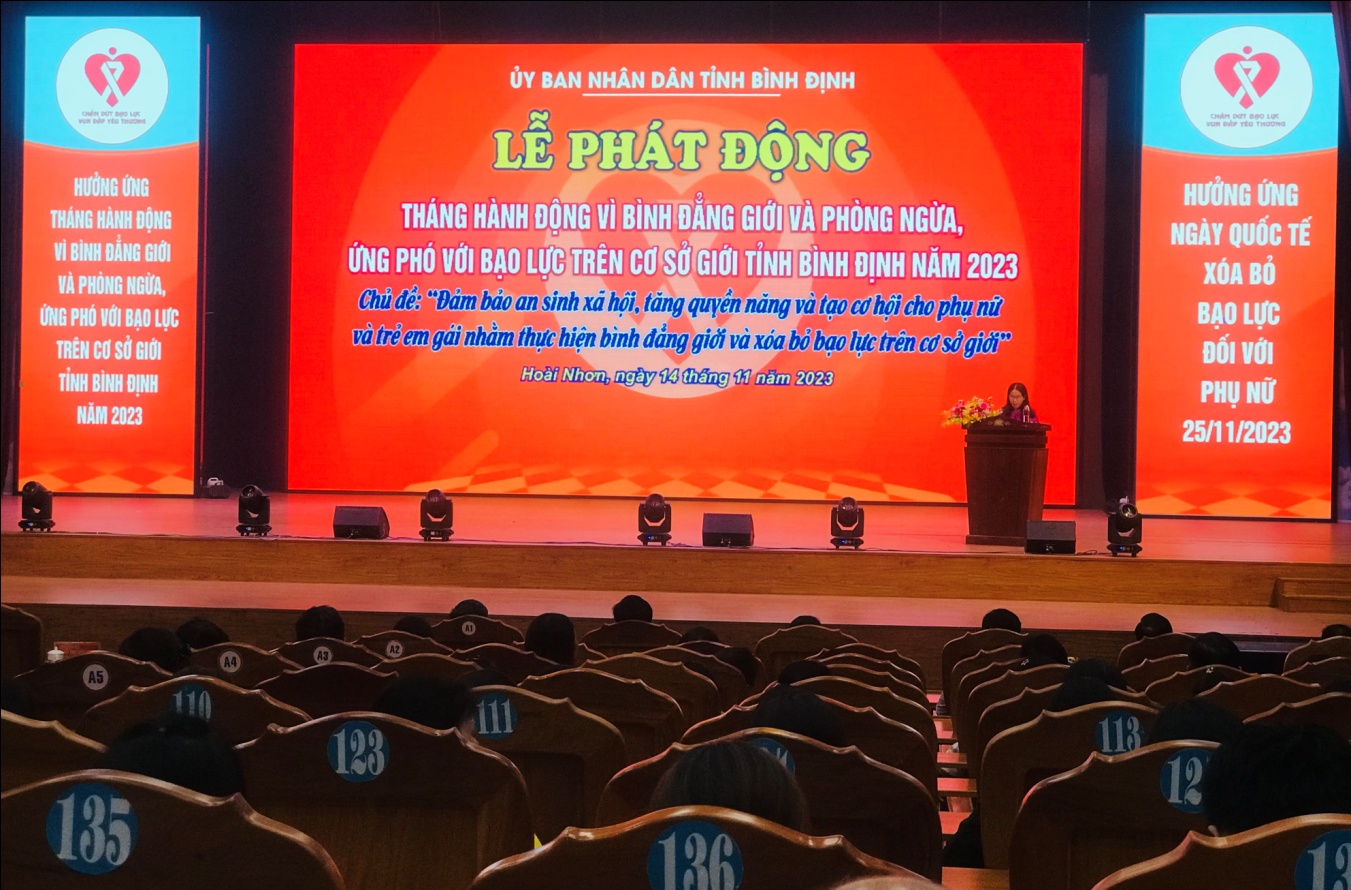 Phát động Tháng hành động vì bình đẳng giới và phòng ngừa, ứng phó với bạo lực trên cơ sở giới