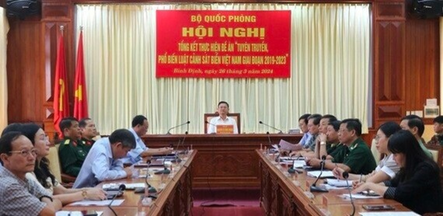 Tổng kết thực hiện đề án Tuyên truyền, phổ biến Luật cảnh sát biển Việt Nam, giai đoạn 2019 - 2023