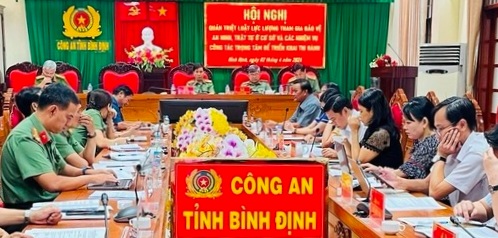 Quán triệt Luật Lực lượng tham gia bảo vệ an ninh trật tự ở cơ sở và các nhiệm vụ công tác trọng tâm để triển khai thi hành